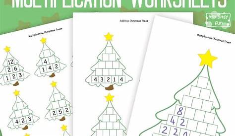 christmas math worksheets multiplication
