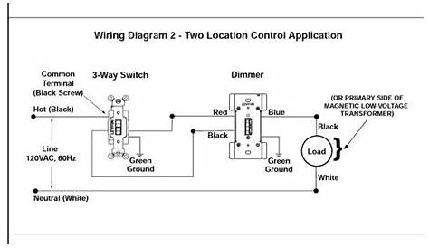 leviton dimmer 3 way wiring diagram