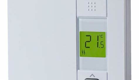 how to set aube thermostat