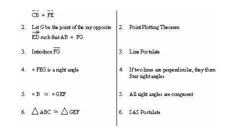 hypotenuse leg theorem worksheet