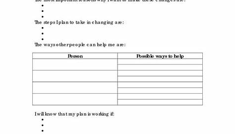 Worksheets For Substance Abuse Recovery Groups Universal — db-excel.com