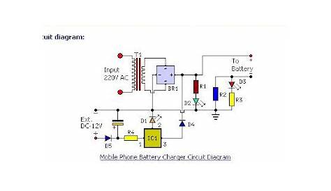 cell phone battery circuit diagram