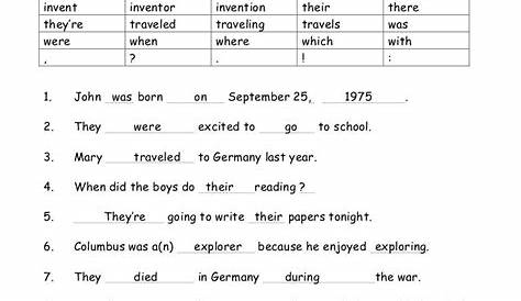 grammar worksheets with answers