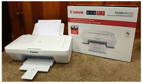 How to setup Canon Pixma MG2522 Printer over Wifi and Install Ink - YouTube