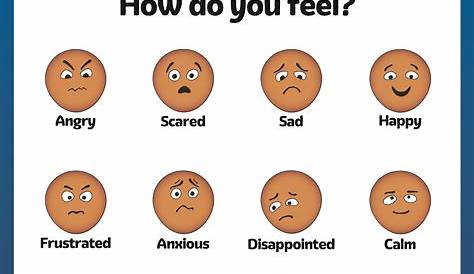 feelings chart with faces