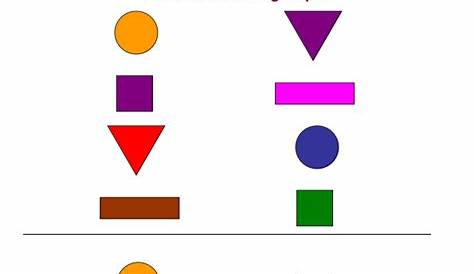 shapes worksheets for kindergarten