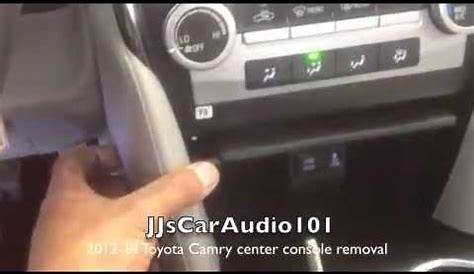 2014 toyota camry center console lid replacement