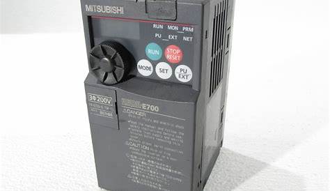 MITSUBISHI E700 FR-E720-015SC-NA INVERTER DRIVE | Premier Equipment