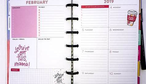 My Happy Planner Line-up for 2019 - Poppy + Grace