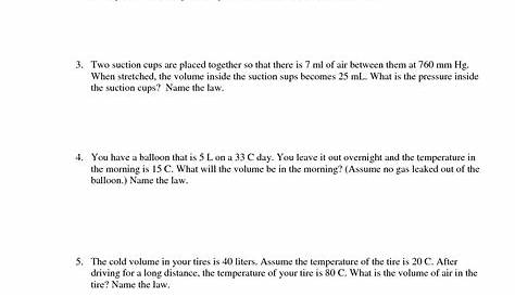 12 Best Images of Boyles Law Worksheet Charles Law and Boyles Law