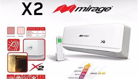 Aire Acondicionado Mirage X2 1 Tonelada 110v - $ 5,900.00 en Mercado Libre