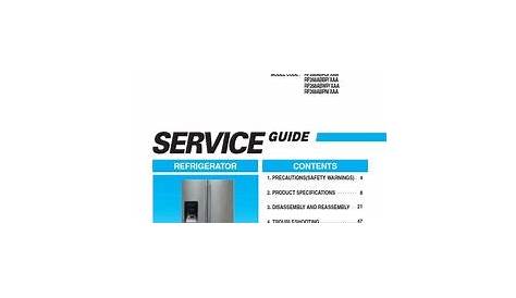 samsung refrigerator operation manual