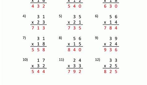 multiplication pictures worksheet