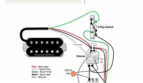 wiring diagram 1 humbucker 1 single coil