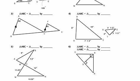 6 Best Images of In A Triangle Worksheet Kuta Software Angles - Similar