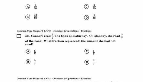 Fabulous 5th Grade Math Assessment Test Printable | Tristan Website