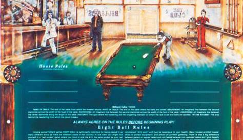 The Rules of 8-Ball Poster - Castalia Communications