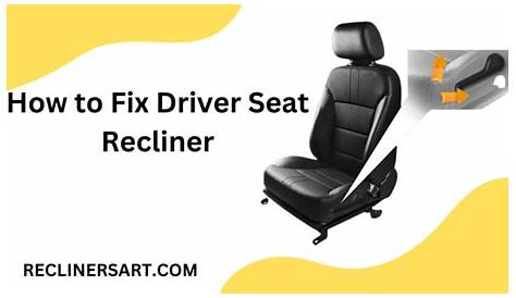 how to repair recliner seat