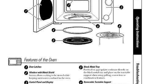 GE Countertop Microwave Manual L0520586