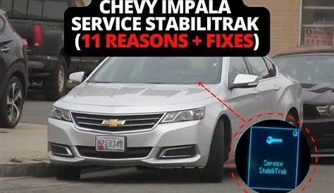service stabilitrak chevy impala 2013