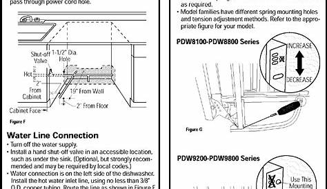 Ge Profile Dishwasher Installation Manual