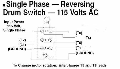 Forward Reverse Single Phase Motor Wiring Diagram - Wiring Diagram