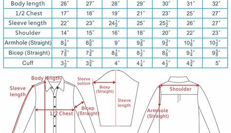 shirt size chart, shirt size chart slim fit, shirt size conversion