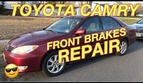 TOYOTA CAMRY Front BRAKES INSTALLATION - Changing Brake Pads and Rotors