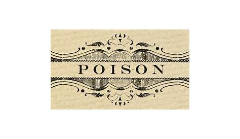 printable poison bottle labels