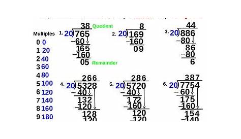 long division with two digit divisor