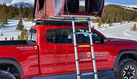 toyota tacoma roof top tent rack