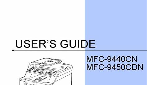 brother mfc 8810dw user s guide
