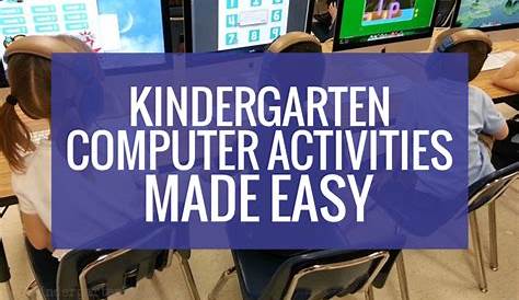 pre k computer learning activities