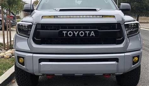 ---SOLD---OEM TRD Pro Grille w/ Altitude black painted surround