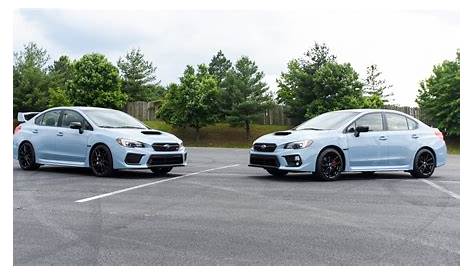 2019 Subaru WRX and WRX STI Series.Gray revealed