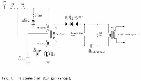 simple taser circuit diagram