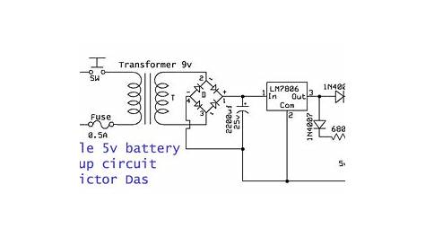 Simple 5v Battery Backup Circuit - Instructables