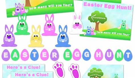 Easter Egg Hunt Kit - Free Printables