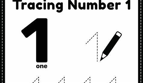 tracing numbers 1 20 free printable