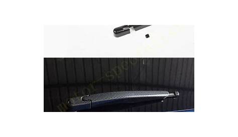 Carbon Fiber Rear Window Wipers Rain Wiper Cover Fit For Ford Explorer