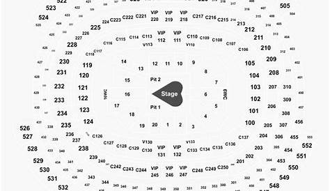 Sofi Stadium Seating Chart Concert, HD Png Download - kindpng