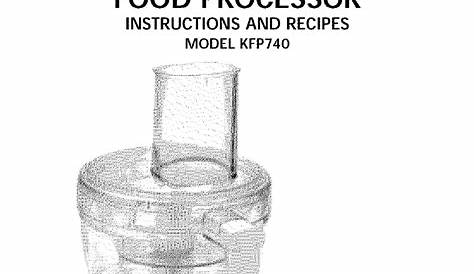 Kitchenaid KFP740CR0 User Manual FOOD PROCESSOR Manuals And Guides L0801147