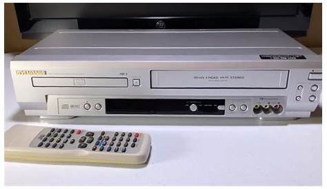 Sylvania SSD803 VCR DVD Combo - YouTube