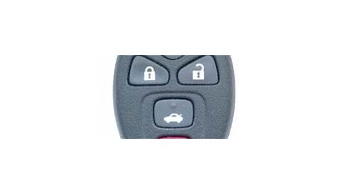 How to program Buick Lucerne keyless entry remote fob - Keyless Entry