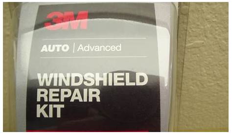 3m windshield repair kit instructions