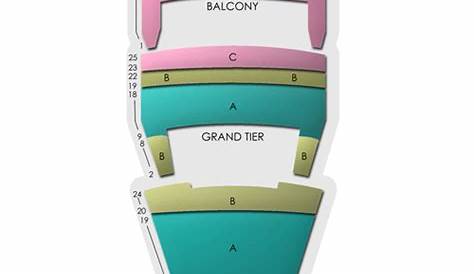 seating chart miller theater