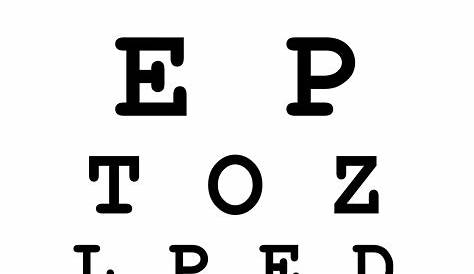 Printable Eye Chart