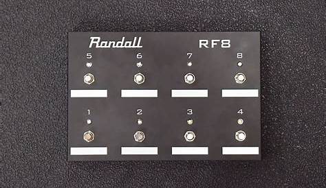 randall rf8 pedal owner's manual