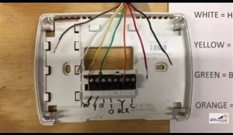 old honeywell thermostat wiring diagram