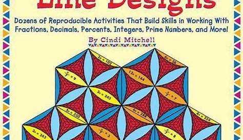 bol.com | Math Skills Made Fun: Dazzling Math Line Designs: Grades 6-8